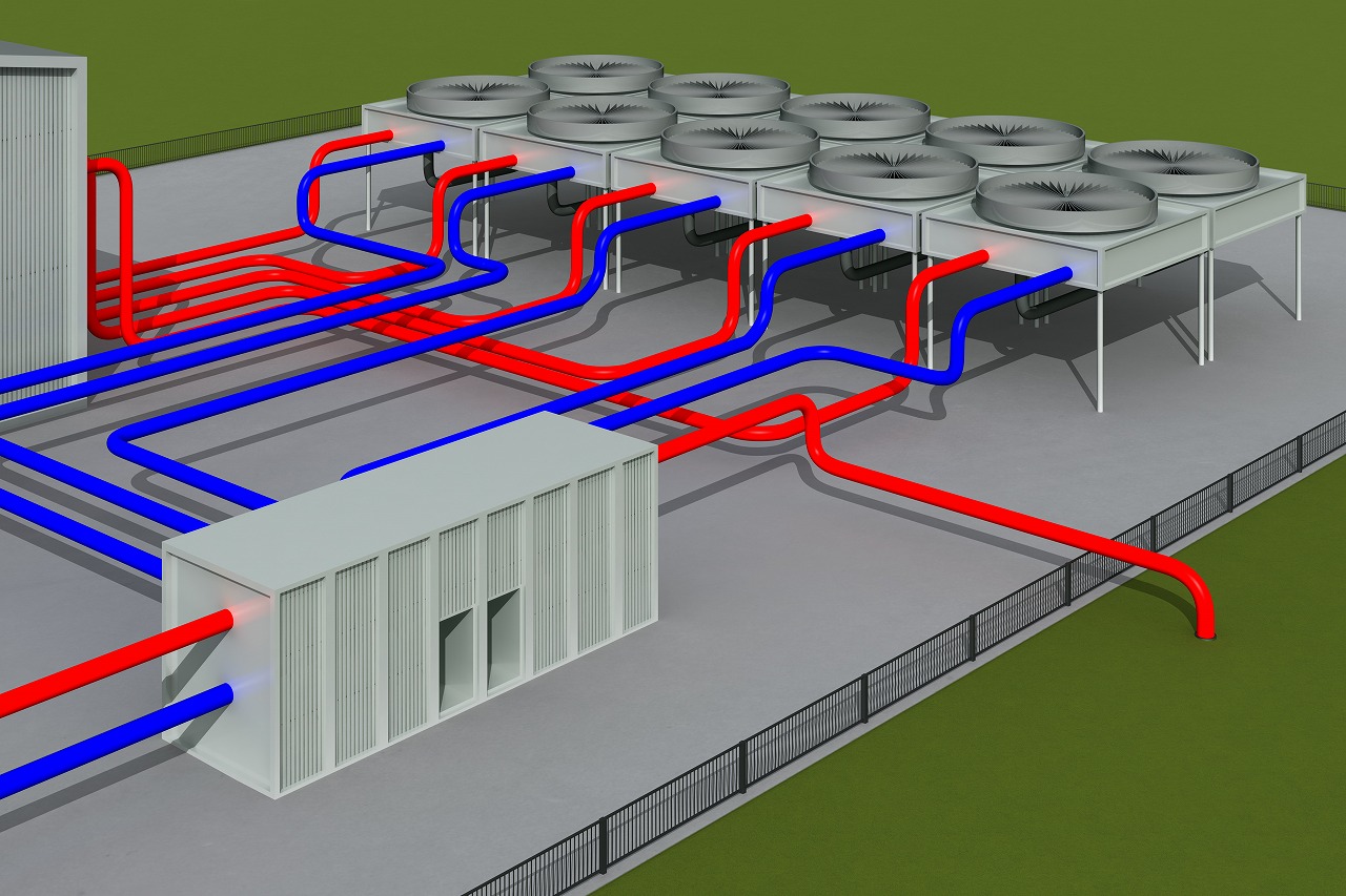 Utilization of geothermal heat in units of MW